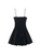 Lena - mini-robe en popeline à manches bouffantes
