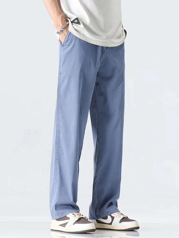 Adelheid - Lockere Baumwollhose mit elastischem Bund