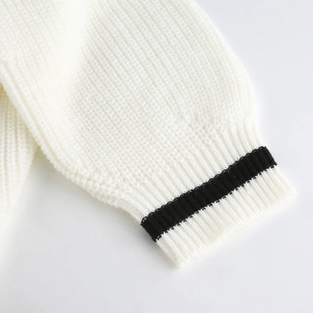 Elisaria – Elegantes V-Ausschnitt Pullover