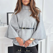 Luisa - Stilvolles Cape mit Gürtel