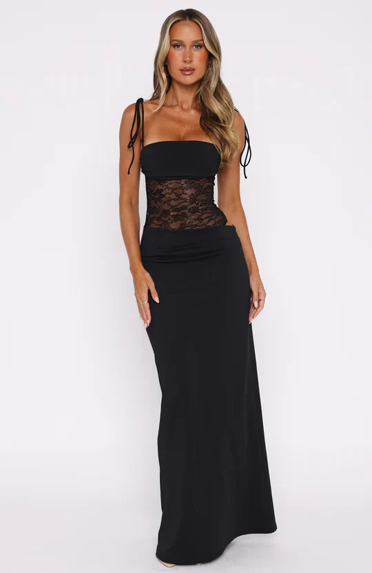 Lucy - Spitzen-Maxikleid
