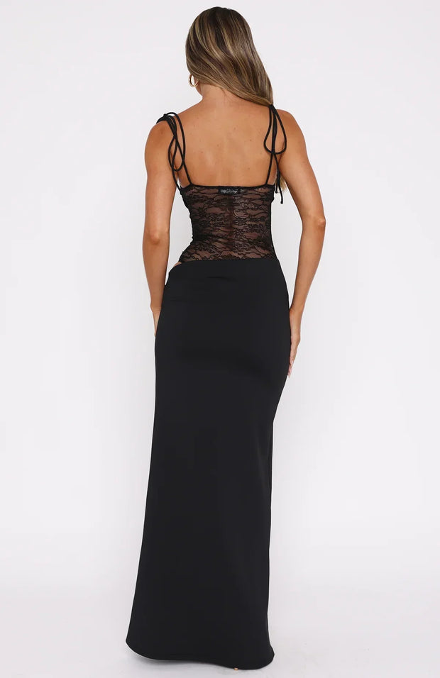 Lucy - Spitzen-Maxikleid