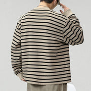 Dietrich - Chemise rayée à manches longues avec poche utilitaire