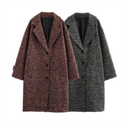 Felix – Manteau long en laine à la coupe classique