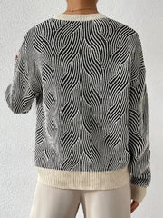 Luisa - Entspannter Pullover mit abstraktem Muster