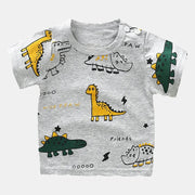 Patrick - T-shirts d'été à manches courtes pour bébé, 100 % coton