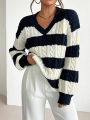 Emma - Gestreifter Strickpullover