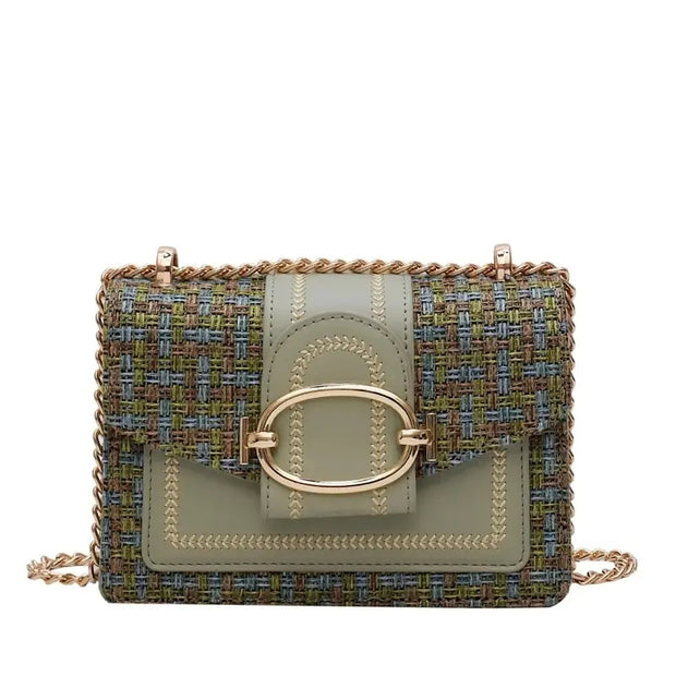 Corina - Sac bandoulière en lin/coton