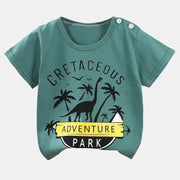 Patrick - T-shirts d'été à manches courtes pour bébé, 100 % coton