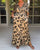 Mia - elegantes Kleid mit Leopardenmuster