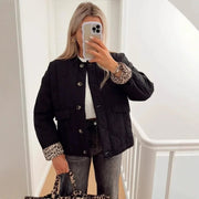 Robyn - Gestepptes Übergangsjacke mit Knöpfen