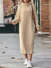 Alexander - Gemütliches Rollkragen-Strickkleid