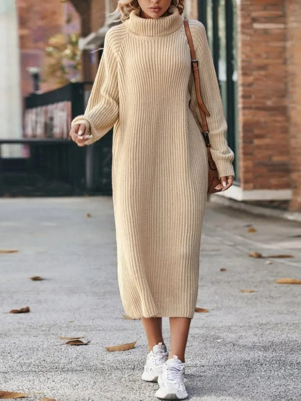 Alexander - Gemütliches Rollkragen-Strickkleid
