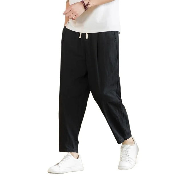 Adelheid - Leichte Freizeithose mit weitem Schnitt