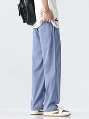 Adelheid - Lockere Baumwollhose mit elastischem Bund