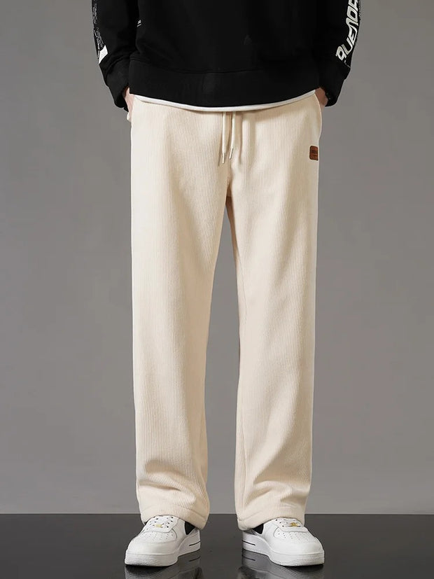 Adelheid - Locker geschnittene Cordhose mit Kordelzug