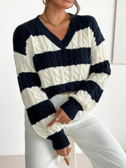 Emma - Gestreifter Strickpullover
