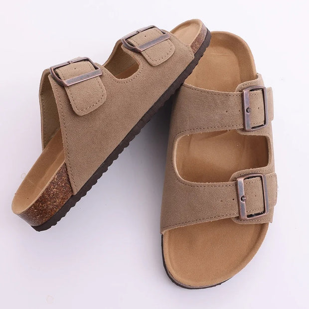 Giselotte - Korksandalen mit zwei Riemenvarianten