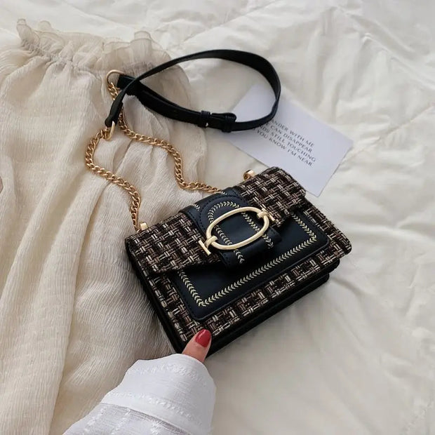 Corina - Sac bandoulière en lin/coton