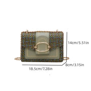 Corina - Sac bandoulière en lin/coton