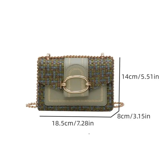 Corina - Sac bandoulière en lin/coton