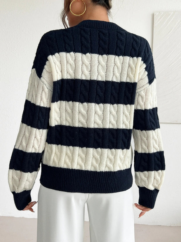 Emma - Gestreifter Strickpullover