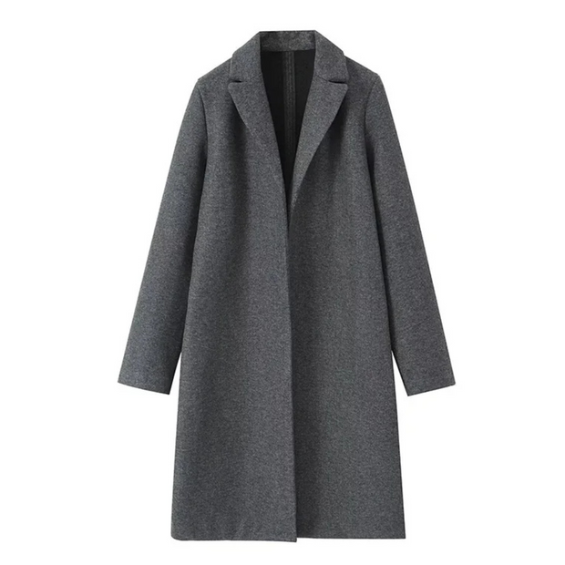 Emma - Manteau en laine minimaliste