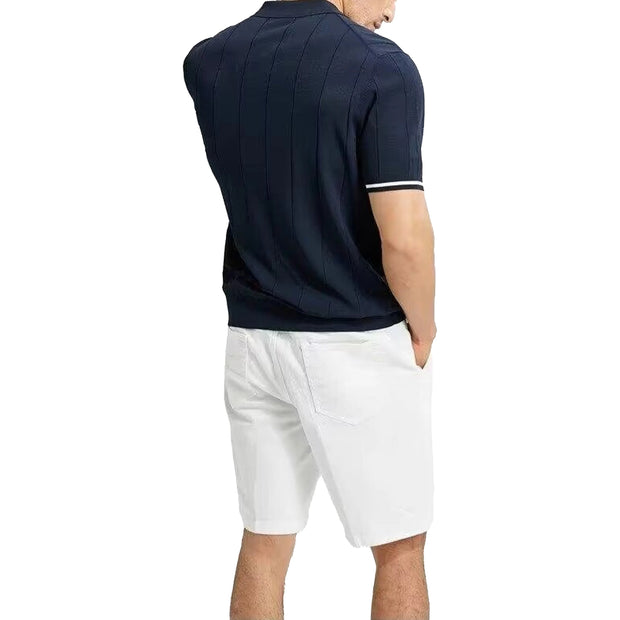 Dietrich - Polo structuré avec zip