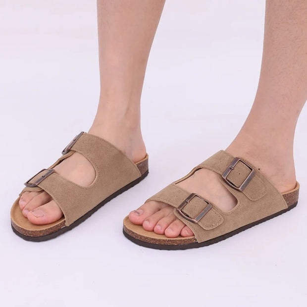 Giselotte - Korksandalen mit zwei Riemenvarianten