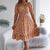 Liselotte – Robe fleurie féminine à manches bouffantes