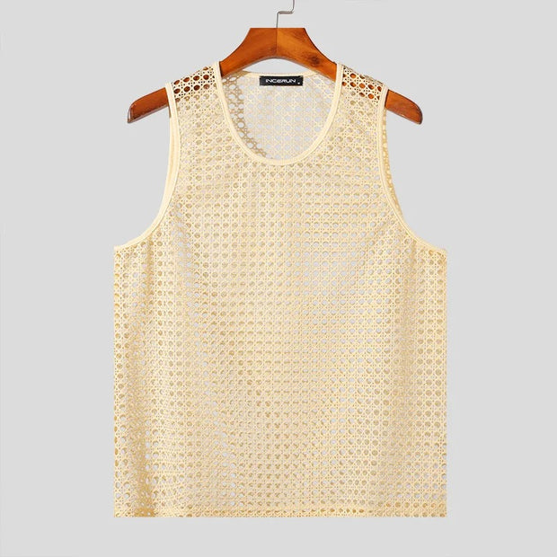 Darnulf - Luftiges Netz-Tanktop für den Sommer