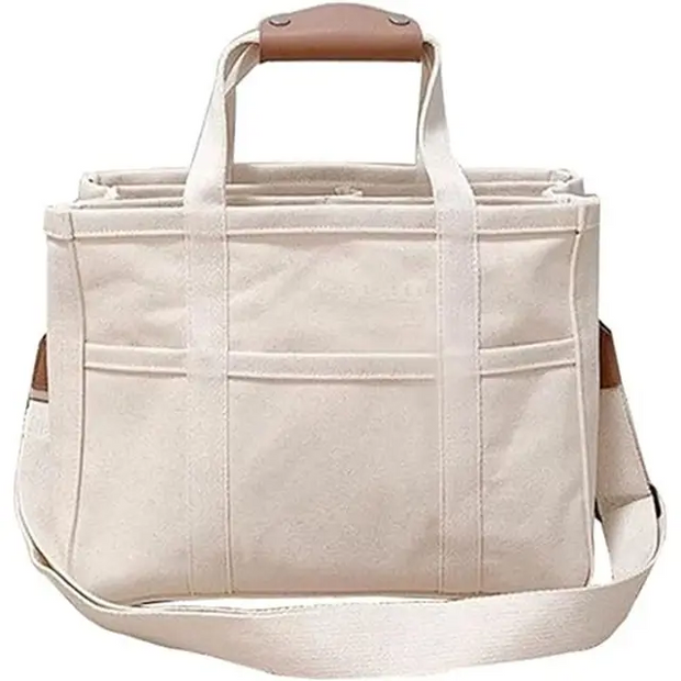 Klara - Sac en toile à compartiments multiples
