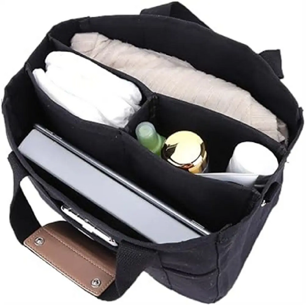 Klara - Sac en toile à compartiments multiples