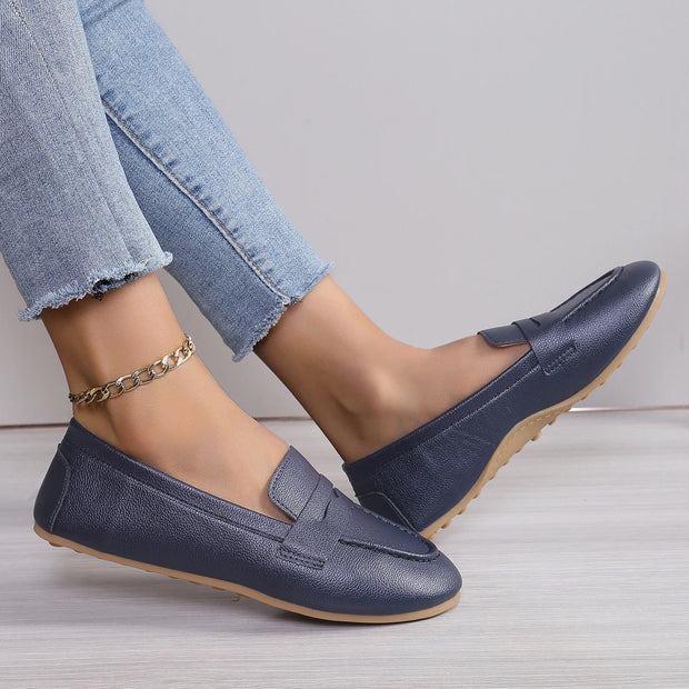 Robyn - Bequeme Slipper-Lederloafer