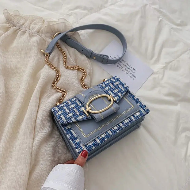 Corina - Sac bandoulière en lin/coton