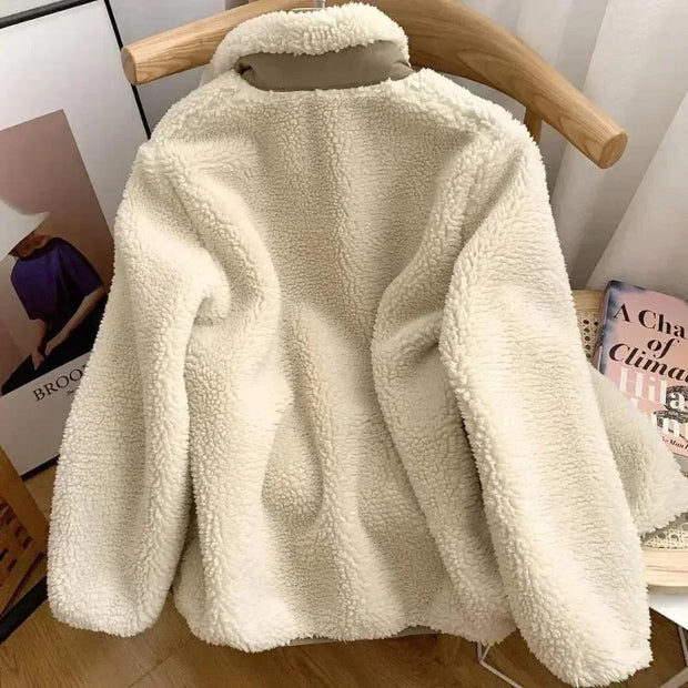 Elke - Flauschige Fleecejacke mit Brusttasche