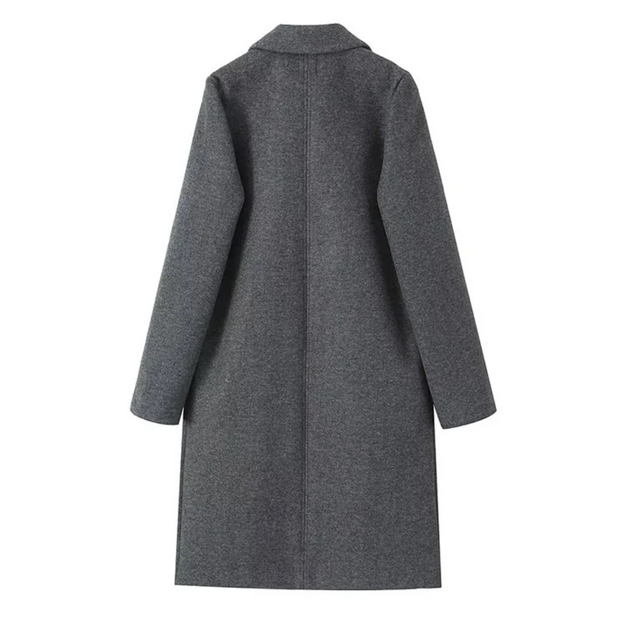 Emma - Manteau en laine minimaliste