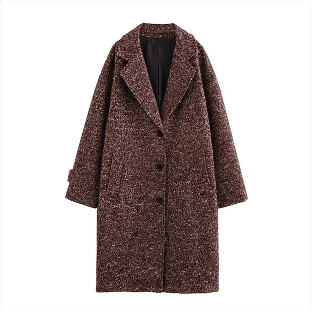 Felix – Manteau long en laine à la coupe classique