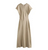 Lena - Robe midi élégante en satin