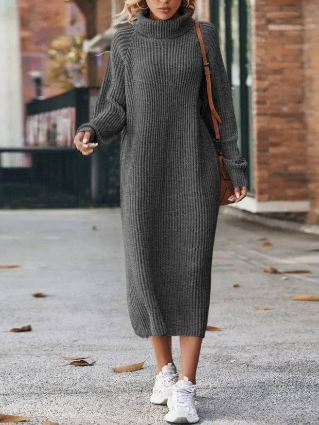 Alexander - Gemütliches Rollkragen-Strickkleid