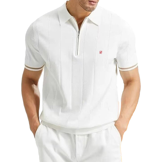 Dietrich - Polo structuré avec zip
