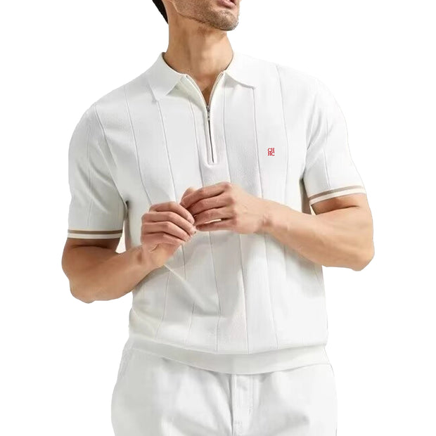 Dietrich - Polo structuré avec zip