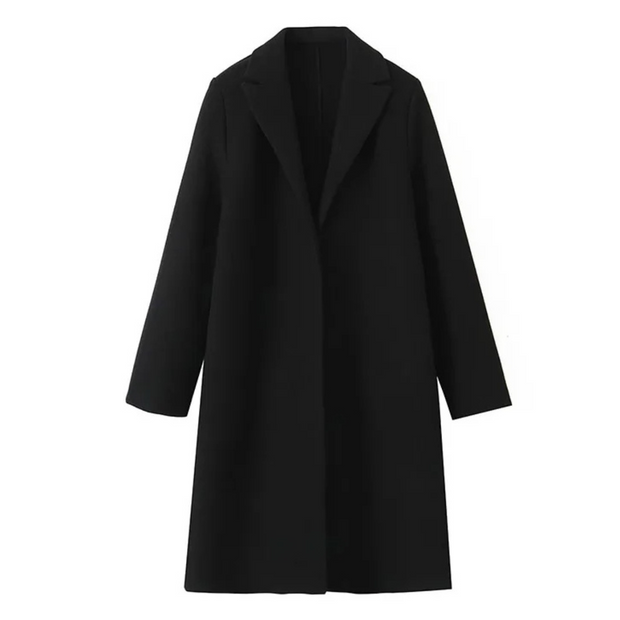 Emma - Manteau en laine minimaliste
