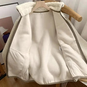 Elke - Flauschige Fleecejacke mit Brusttasche