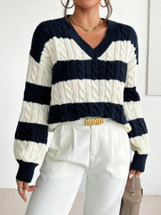 Emma - Gestreifter Strickpullover