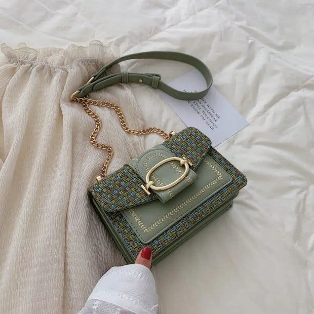 Corina - Sac bandoulière en lin/coton