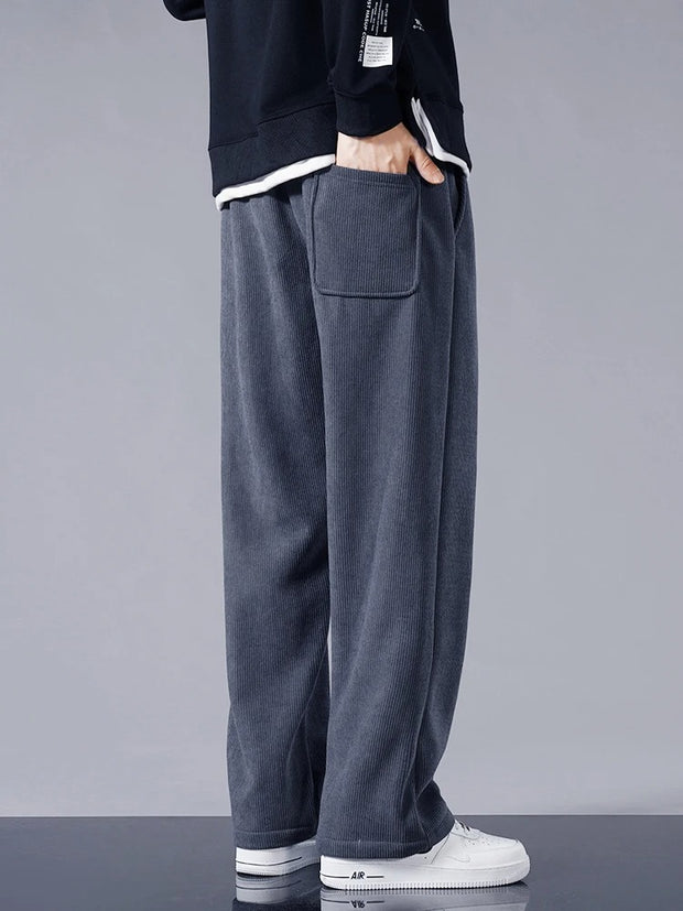 Adelheid - Locker geschnittene Cordhose mit Kordelzug