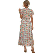 Liselotte – Robe portefeuille élégante à volants