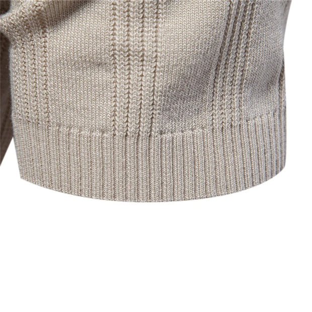 Jorven - Strukturiertes Poloshirt mit Retro-Streifen