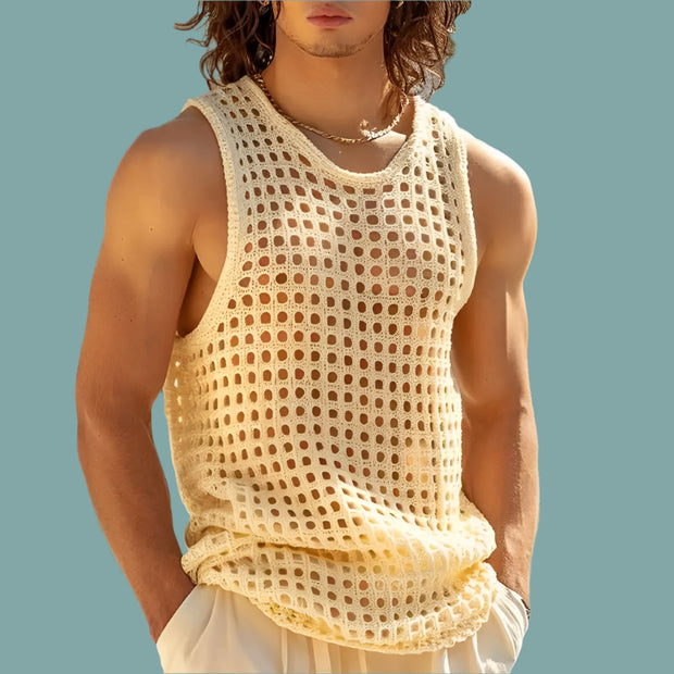 Darnulf - Luftiges Netz-Tanktop für den Sommer